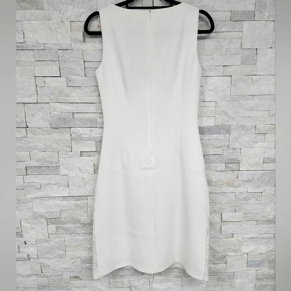 White Dress with Beads Sandro Ferrone - Perfect for Special Occasions - Picture 9 of 13